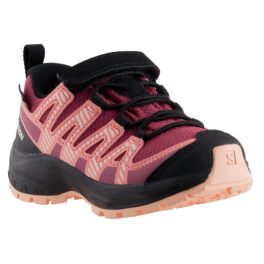 Salomon XA Pro V8 CSWP K bordó-barack színű tépőzáras VÍZÁLLÓ kislány cipő   Salomon XA Pro V8 CSWP K bordó-barack színű tépőzáras VÍZÁLLÓ kislány cipő