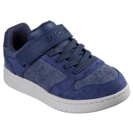 Skechers Quick Street-Smooth Avenue sötétkék tépőzáras-gumifűzős fiú cipő   Skechers Quick Street-Smooth Avenue sötétkék tépőzáras-gumifűzős fiú cipő
