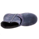 SIESTA-RICHTER sötétkék CSILLAGOS cipzáras Richtex Vízálló téli csizma díszcsattal