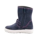 SIESTA-RICHTER sötétkék CSILLAGOS cipzáras Richtex Vízálló téli csizma díszcsattal