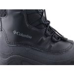 Columbia Youth Bugaboot Celsius fekete összehúzós Omni-Heat Vízálló bélelt téli bakancs