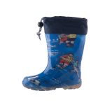 PREGO kék FOCIS összehúzós gumicsizma