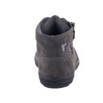 SIESTA-RICHTER szürke fűzős/cipzáras filcbéléses cipő