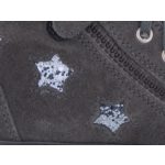 SIESTA-RICHTER szürke fűzős/cipzáras filcbéléses cipő