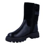 Siesta-Richter fekete cipzáras filc béléses sympatex (VÍZÁLLÓ) bőr csizma