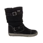 Siesta-Richter Fekete félmagas SympaTex Vízálló téli csizma