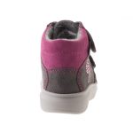 Siesta-Richter szürke-pink masnis 2 tépőzáras vízálló (richtex) filc béléses kislány cipő