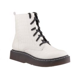 SIESTA-RICHTER fehér fűzős/cipzáras téli bakancs