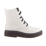 SIESTA-RICHTER fehér fűzős/cipzáras téli bakancs