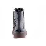 SIESTA-RICHTER fekete fűzős/cipzáras téli bakancs