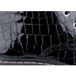 SIESTA-RICHTER fekete fűzős/cipzáras téli bakancs