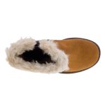 Világosbarna SZÍVECSKÉS SympaTex (vízálló) cipzáras Siesta-Richter csizma