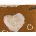 Világosbarna SZÍVECSKÉS SympaTex (vízálló) cipzáras Siesta-Richter csizma