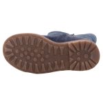 Siesta-Richter cipzáras sötétkék Richtex (Vízálló) bélelt lány téli csizma díszcsattal