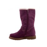 Siesta-Richter cipzáras burgundi lila-rózsaszín Richtex (Vízálló) bélelt lány csizma díszcsattal