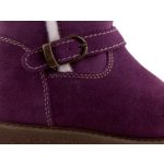 Siesta-Richter cipzáras burgundi lila-rózsaszín Richtex (Vízálló) bélelt lány csizma díszcsattal