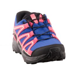 Salomon Speedcross CSWP J sötétkék-sötétrózsaszín-fekete összehúzós VÍZÁLLÓ lány túracipő   Salomon Speedcross CSWP J sötétkék-sötétrózsaszín-fekete összehúzós VÍZÁLLÓ lány túracipő