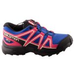 Salomon Speedcross CSWP J sötétkék-sötétrózsaszín-fekete összehúzós VÍZÁLLÓ lány túracipő
