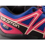 Salomon Speedcross CSWP J sötétkék-sötétrózsaszín-fekete összehúzós VÍZÁLLÓ lány túracipő