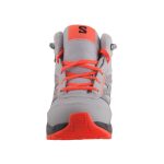 Salomon Outway Mid CSWP Junior fűzős neon narancs-szürke VÍZÁLLÓ gyerek cipő