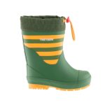Tretorn Granna Winter zöld-citromsárga csíkos bélelt gumicsizma
