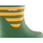 Tretorn Granna Winter zöld-citromsárga csíkos bélelt gumicsizma