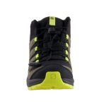 Salomon XA Pro V8 Mid CSWP J neon sárga-sötét zöld színű összehúzós VÍZÁLLÓ magasszárú fiú cipő