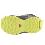 Salomon XA Pro V8 Mid CSWP K tépőzáras sötét zöld-neon sárga-fehér VÍZÁLLÓ kisfiú cipő