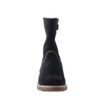 SIESTA-RICHTER fekete cipzáras RichTex VÍZÁLLÓ bundás téli csizma