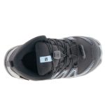 Salomon XA PRO V8 MID CSWP J fekete-kék összehúzós vízálló bakancs 