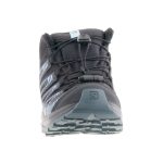 Salomon XA PRO V8 MID CSWP J fekete-kék összehúzós vízálló bakancs 