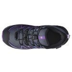 SALOMON XA Pro V8 MID WP J lila-szürke-fekete összehúzós VÍZÁLLÓ magasszárú terep sportcipő