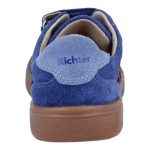 Siesta-Richter sötétkék-rubinvörös gumifűzős-tépőzáras velúrbőr cipő