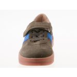 Siesta-Richter khakizöld gumifűzős-tépőzáras velúrbőr cipő 