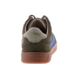 Siesta-Richter khakizöld fűzős velúrbőr cipő