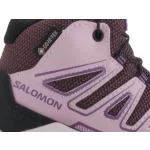 Salomon X Ultra MID GTX J mályva-rózsaszín összehúzós Goretex (vízálló) magasszárú terep sport kislány gyerekcipő