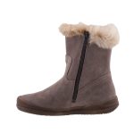 SIESTA-RICHTER drapp cipzáros SympaTex VÍZÁLLÓ szőrmés téli csizma