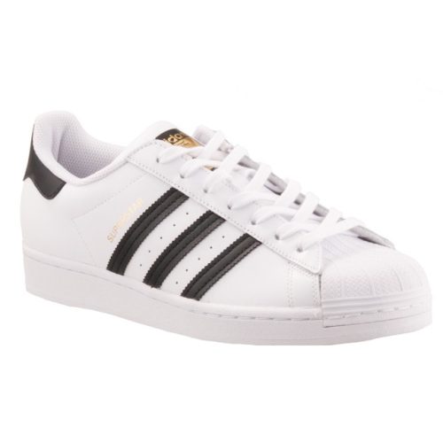 ADIDAS SUPERSTAR fekete/fehér fűzős sportcipő