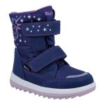Siesta-Richter sötétkék unikornisos 2 tépőzáras szőrme béléses sympatex (vízálló) velúr bőr kislány csizma