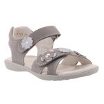 SIESTA-RICHTER 2 tépős szürke VIRÁGOS szandál