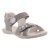 SIESTA-RICHTER 2 tépős szürke VIRÁGOS szandál
