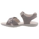 SIESTA-RICHTER 2 tépős szürke VIRÁGOS szandál