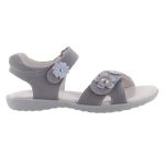 SIESTA-RICHTER 2 tépős szürke VIRÁGOS szandál