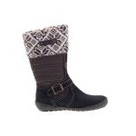 Barna KÖTÖTT GALLÉROS cipzáras SympaTex (vízálló) Siesta-Richter téli csizma