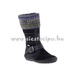 Fekete KÖTÖTT BUNDÁS SympaTex (vízálló) cipzáras Siesta-Richter csizma