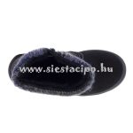 Fekete KÖTÖTT BUNDÁS SympaTex (vízálló) cipzáras Siesta-Richter csizma