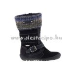 Fekete KÖTÖTT BUNDÁS SympaTex (vízálló) cipzáras Siesta-Richter csizma
