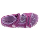SIESTA-RICHTER 2 tépőzáras lila VIRÁGOS sport gyerek szandál