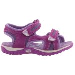 SIESTA-RICHTER 2 tépőzáras lila VIRÁGOS sport gyerek szandál
