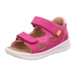 Superfit Lagoon pink 2 tépőzáras velúr-nubuk bőr kislány gyerekszandál (1-000510-5520)